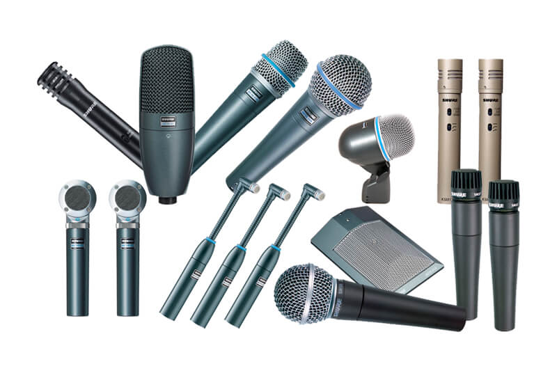 SHURE Music Kit Pro, Kit profesional de micrófonos para escenarios